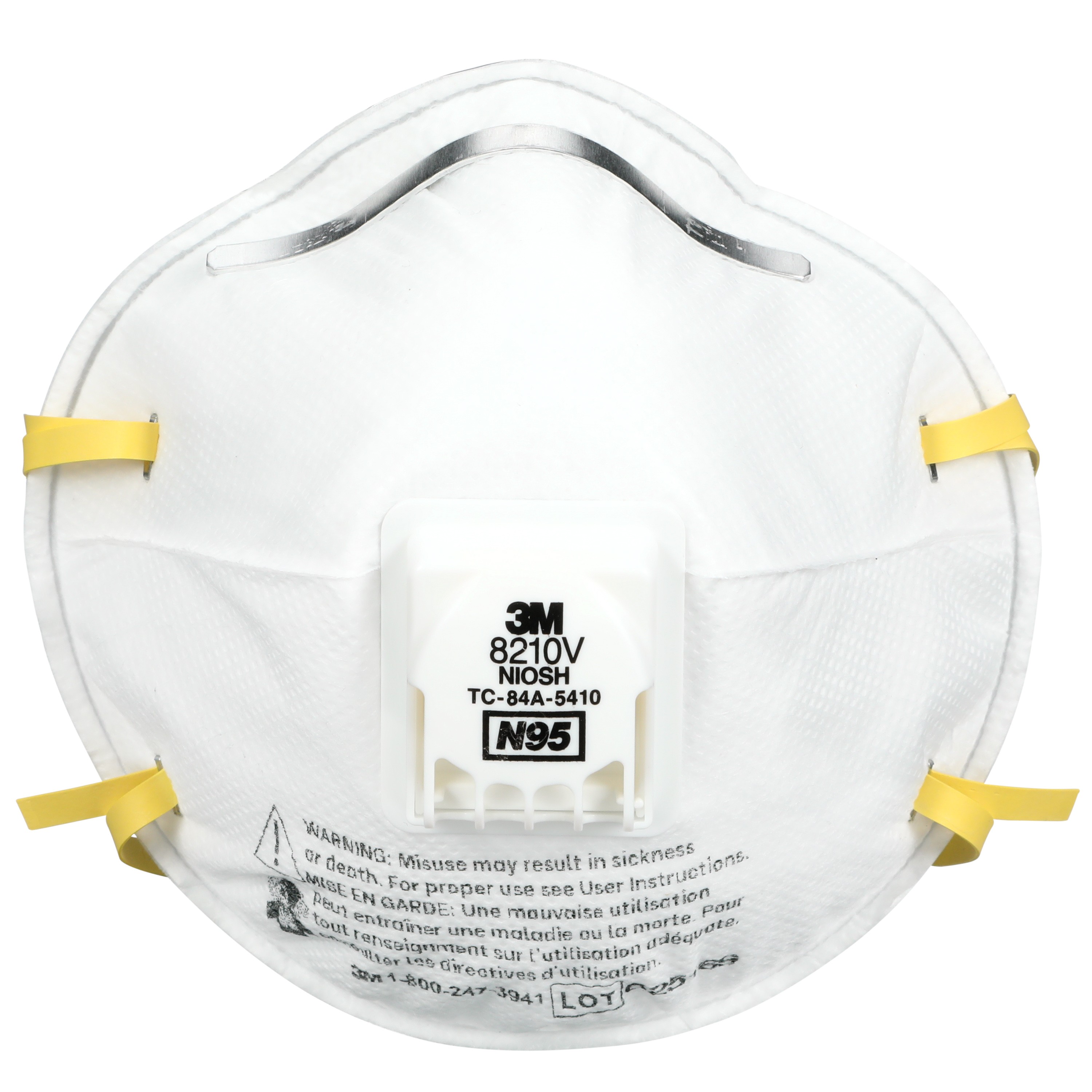3M™ Particulate Respirator 8210V, N95 80 EA/Case (Case of 80) SKU 7000002462