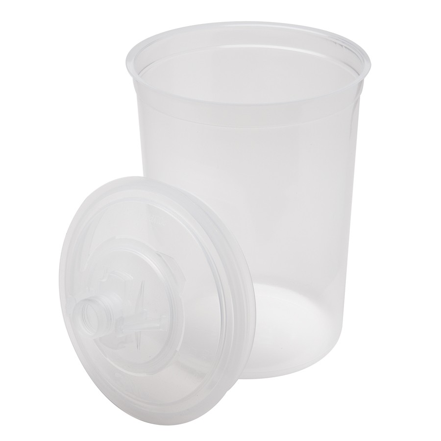 3M™ PPS™ Lid & Liner Kits, 16024, Large (28 fl oz), 200 Micron Filter, 25 Lids & Liners per kit, ...