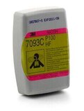 3M™ Hydrogen Fluoride Cartridge/Filter 7093CB, P100, with Nuisance Level Organic Vapor and Acid G...