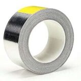 3M™ Conductive Aluminum Foil Tape 3302, Silver, 2 in x 36 yd, 3.5 mil, 24 rolls per case (Case of 24)