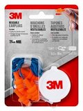 3M™ Corded Reusable Earplugs, 90716H3-DC, 3 pairs with case per pack, 10
packs/case (Case of 10)