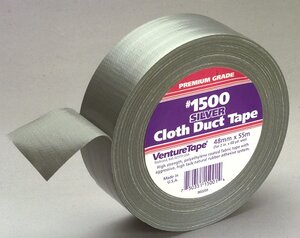 3M™ Venture Tape™ Cloth Duct Tape 1500 White, 48mm x 55m (1.88 in x 60.1 yd), 24 per case Bulk