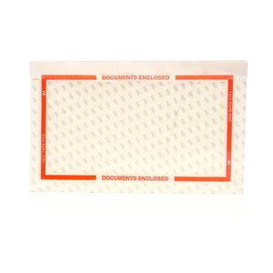 Scotch® Pouch Tape Sheets 832 Clear, 6 in x 10 in, 25 sheets per pad 160 pads per case