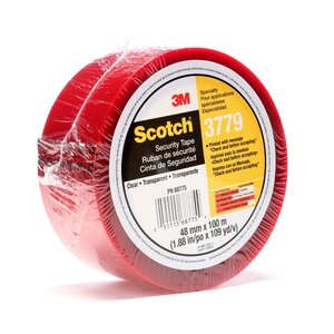 Scotch® Printed Message CHECK SEAL BEFORE ACCEPTING Box Sealing Tape 3779 Clear, 48 mm x 100 m, 36 Individually Wrapped Rolls Per Case, Conveniently Packaged