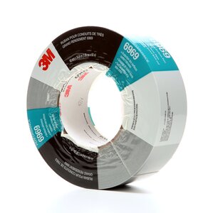 3M™ Extra Heavy Duty Duct Tape 6969, Silver, 48 mm x 54.8 m, 10.7 mil, 24 per case, Individually Wrapped Conveniently Packaged