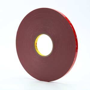 3M™ VHB™ Tape 4936F, Gray, 1/2 in x 72 yd, 25 mil, Film Liner, 18 rolls per case