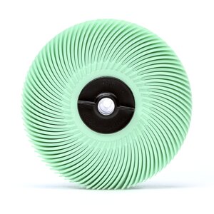 Scotch-Brite™ Radial Bristle Disc, 3 in x 3/8 in 1 Micron, 80 per case