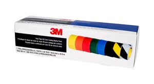 3M™ Vinyl Tape Safety and 5S Color Coding Pack, 1 pack per case (8 rolls
per pack)
