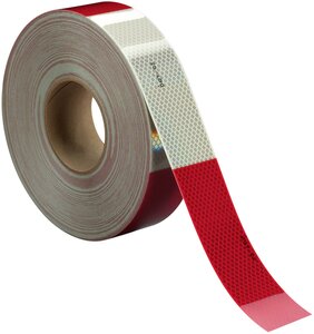 3M™ Diamond Grade™ Conspicuity Markings 983-32 Red/White, PN 67533, 2 in x 150 ft
