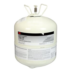3M™ Polystyrene Insulation 78 ET Cylinder Spray Adhesive, Clear, Large Cylinder (Net Wt 29.3 lb), 1/case