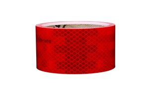 3M™ Diamond Grade™ Conspicuity Markings 983-72NL Red, with TPM5 Premask, 6 in x 50 yd