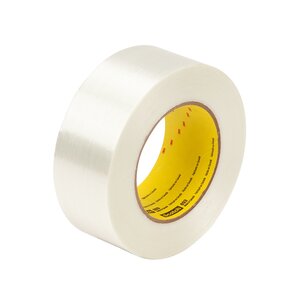 Scotch® Filament Tape 893 Clear, 24 mm x 55 m, 36 rolls per case