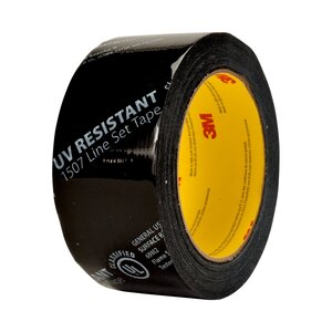 3M™ Venture Tape™ Printed Line Set Tape 1507, Black, 48 mm x 55 m, 24 rolls per case
