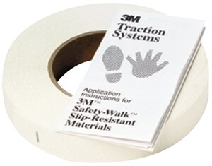 3M™ Safety-Walk™ Slip-Resistant Fine Resilient Tapes and Treads 280, White, 12 in x 60 ft, Roll, 1/case