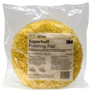 3M™ Wool Polishing Pad, 05705, 9 in, Double Sided, 6 per case
