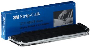 3M™ Strip Calk, 08578, Black, 1 ft Strips, 60 per carton, 12 cartons per case