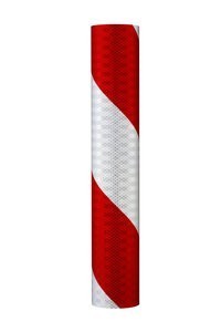 3M™ Flexible Prismatic Reflective Barricade Sheeting 3336R Red/White, 6 in stripe/right, Configurable sheet