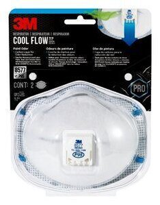 3M™ Paint Odor Valved Respirator, 8577P2-DC-PS, 2 eaches/pack, 6
packs/case