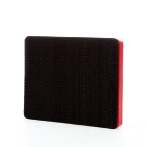 25% OFF - 3M™ Hookit™ Pad 20433, 3 in x 4 in x 1/2 in Red Foam, 5 Pads Per Case