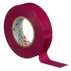 3M™ Temflex™ Vinyl Electrical Tape 165, Purple, 3/4 in x 60 ft (19 mm x 18 m), 6 mil, 100 Rolls/Case