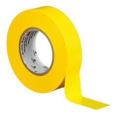 3M™ Temflex™ Vinyl Electrical Tape 165, Yellow, 3/4 in x 60 ft (19 mm x 18 m), 6 mil, 100 Rolls/Case