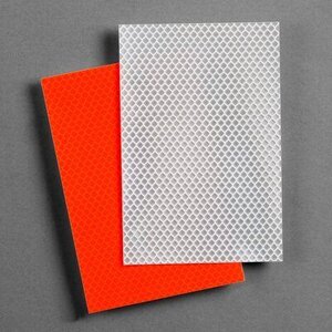 3M™ Diamond Grade™ Roll-up Sign Sheeting RS24 Fluorescent Orange, 48 in x 48 in, 50 per package