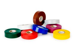 Scotch® Vinyl Color Coding Electrical Tape 35, 1/2 in x 20 ft,
Multi-color, 8 rolls/pack, 50 packs/Case