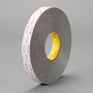 3M™ VHB™ Tape 4926, Gray, 3/4 in x 72 yd, 15 mil, 12 rolls per case