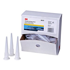 3M™ Threaded Cartridge Nozzle, 08187, 50 per carton, 6 cartons per case