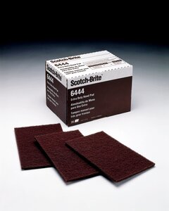 Scotch-Brite™ Extra Duty Hand Pad 6444, 6 in x 9 in, 20 pads per box 3 boxes per case