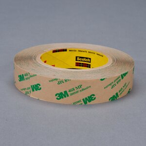 3M™ Adhesive Transfer Tape 468MP, Clear, 3 in x 60 yd, 5 mil, 12 rolls per case