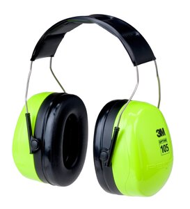 3M™ PELTOR™ Optime™ 105 Earmuffs H10A HV, Over-the-Head, 10 EA/Case