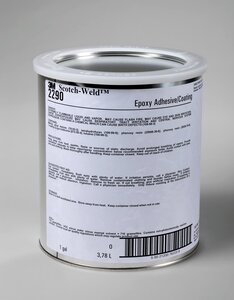 3M™ Scotch-Weld™ Epoxy Adhesive/Coating 2290, Amber, 1 Gallon Can, 4/case
