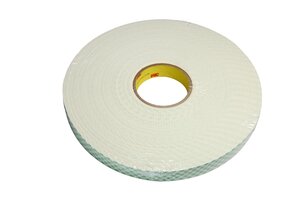 3M™ Urethane Foam Tape 4116, Natural, 1 in x 36 yd, 62 mil, 9 rolls per case