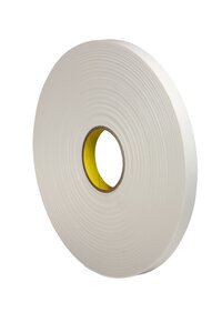 3M™ Urethane Foam Tape 4104, Natural, 3/4 in x 18 yd, 250 mil, 12 rolls per case