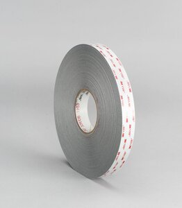 3M™ VHB™ Tape 4941F, Gray, 1/2 in x 36 yd, 45 mil, Film Liner, Small Pack, 4 rolls per case
