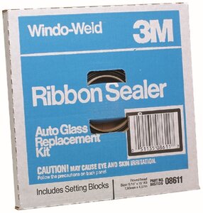3M™ Windo-Weld™ Round Ribbon Sealer, 08611, 5/16 in x 15 ft Kit, 12 per case