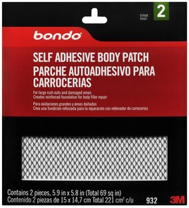 Bondo® Self Adhesive Body Patch 00932