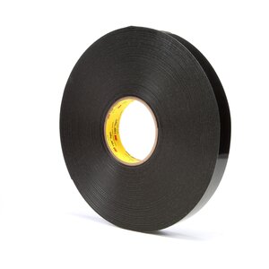 3M™ VHB™ Tape 4949, Black, 1 in x 36 yd, 45 mil, 9 rolls per case