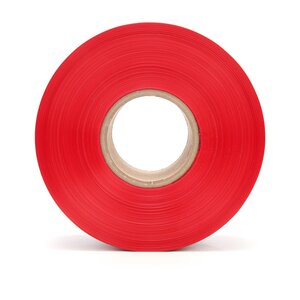 Scotch® Buried Barricade Tape 363, CAUTION HIGH VOLTAGE CABLE BURIED BELOW, 3 in x 1000 ft, Red, 8 rolls/Case