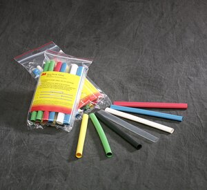 3M™ Heat Shrink Thin-Wall Tubing FP-301-1-48"-Black-5 Pcs, 48 in Length sticks, 5 pieces/case