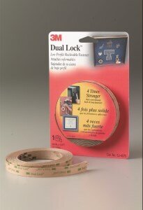 3M™ Dual Lock™ Low Profile Reclosable Fastener SJ4570, Clear, 1 in x 50 yd, Functional Splice, 2 per case