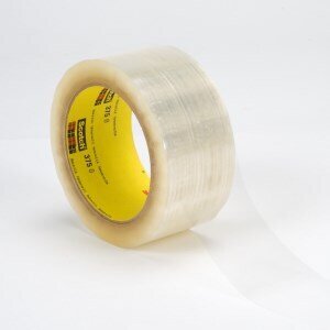 Scotch® High Performance Box Sealing Tape 375 Tan, 72 mm x 50 m, 24 Individually Wrapped Rolls Per Case, Conveniently Packaged