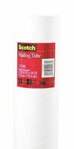 Scotch™ Mailing Tube 7979 White 2 15/16 in x 36 in