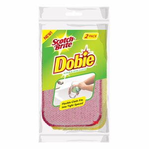 Scotch-Brite® Dobie™ Scrub & Wipe Cloth 9057-2, 12/2