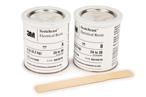 3M™ Scotchcast™ Electrical Resin 210N, 8-lb kit (two 1-gal cans, 2 paddles)