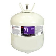 3M™ Hi-Tack Composite Spray Adhesive 71, Clear, Large Cylinder (Net Wt 30.0 lb), 1/case
