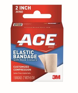ACE™ Elastic Bandage w/ hook closure 207602, 2 in