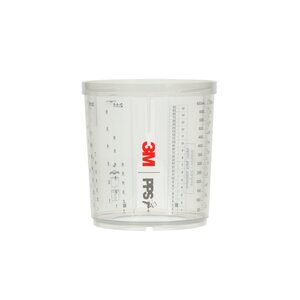 3M™ PPS™ Series 2.0 Cup, 26001, Standard (22 fl oz, 650 mL), 2 cups per carton, 4 cartons per case