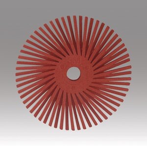 Scotch-Brite™ Radial Bristle Disc, 1 in x 1/8 in 220, 2000 per case